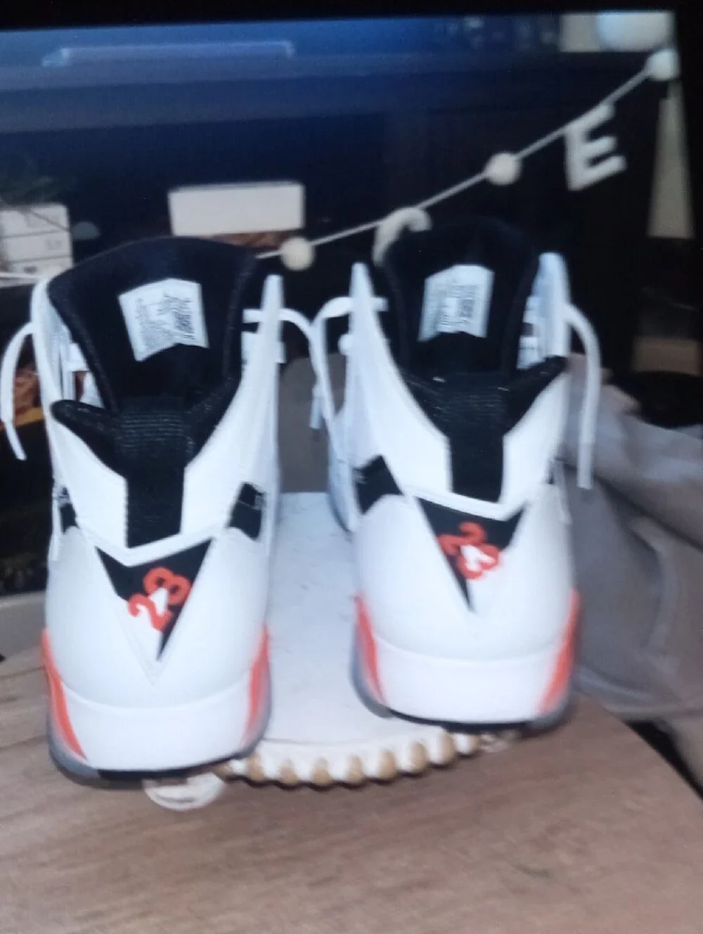 Jordan 7 Retro OG White Infrared Size 11 Men Item 10